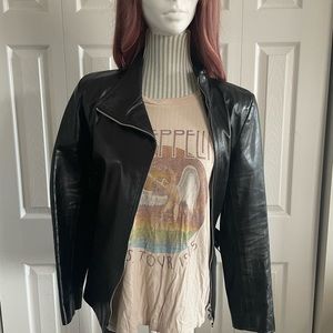 Vintage Club Monaco Leather Jacket